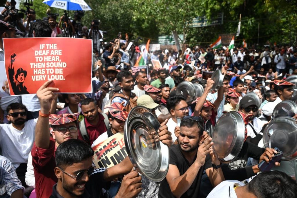 Jantar Mantar Delhi, jahan CJP protest chal raha hai